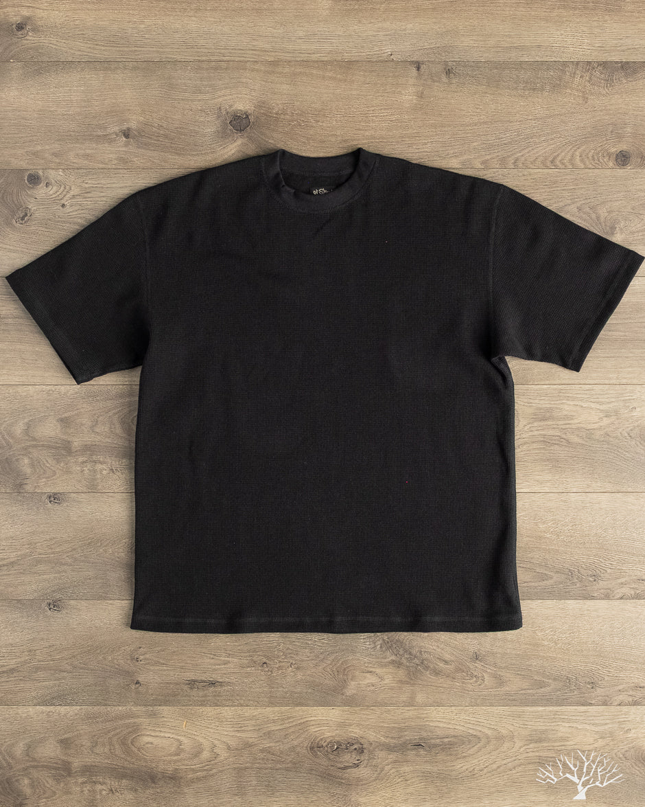 roughlow soft flare tee ブラック orSlow - Waffle T-Shirt - Black – Withered Fig