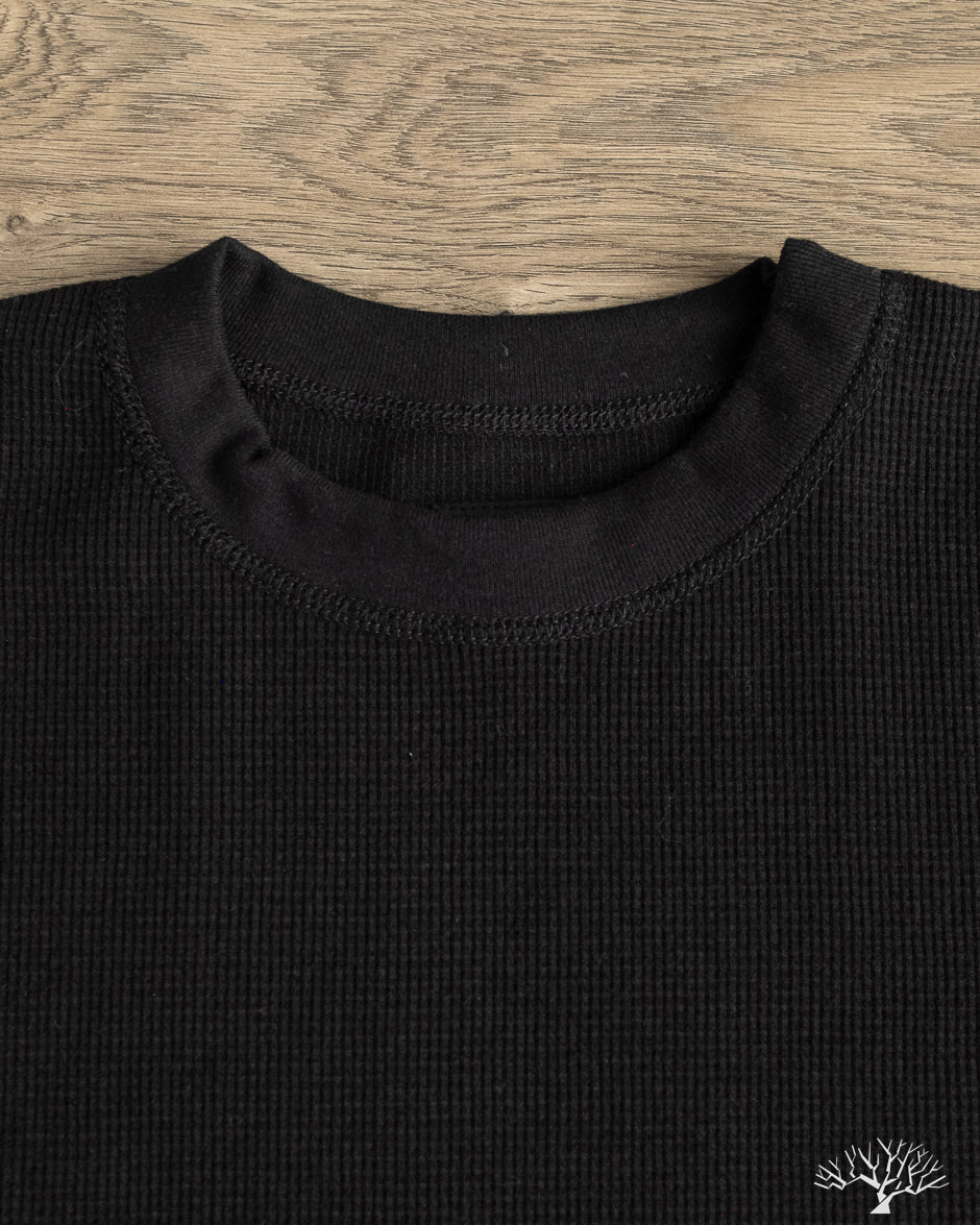 orSlow - Waffle T-Shirt - Black – Withered Fig