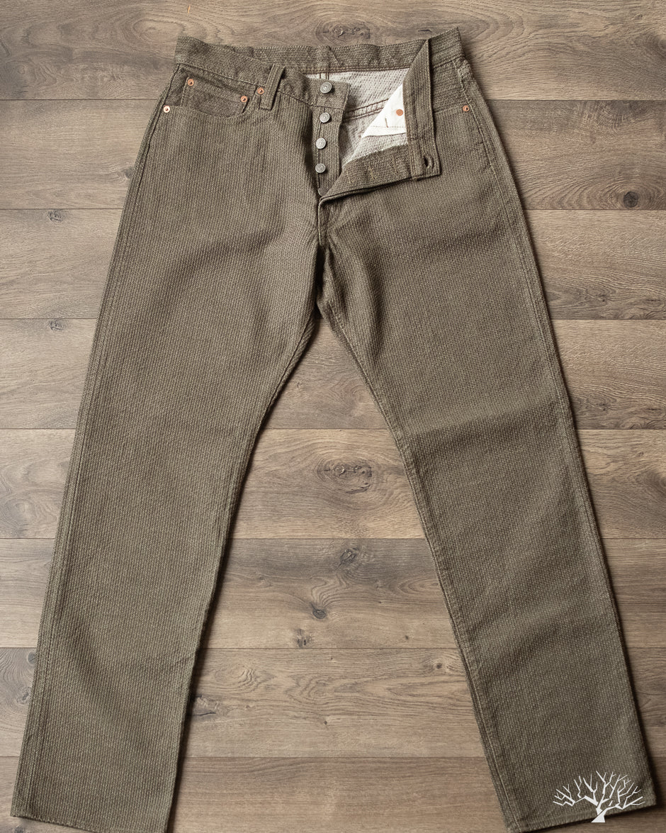 Sashiko Fabric Regular fit Pants Kendoji fabric men's trousers fitted pants black washed pants custom made