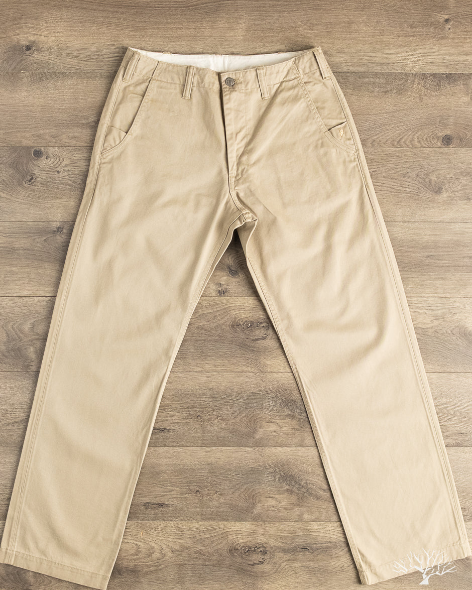 Pure Blue Japan - 1192-BE Wide Fit Dry Touch Chino Trousers