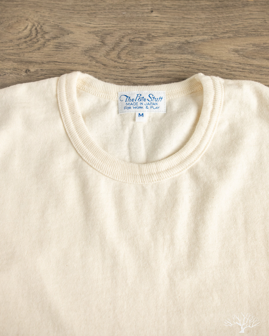 The Rite Stuff - Heavyweight 9oz Loopwheel Tee - Ecru – Withered Fig