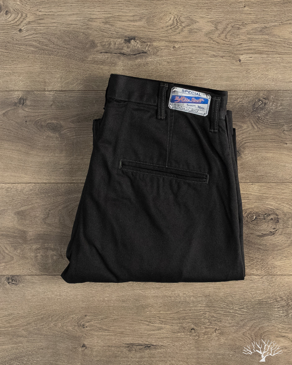 The Rite Stuff - Oilman 7.7oz Chino Twill Work Pants - Black