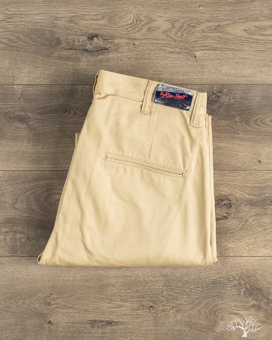 The Rite Stuff - Oilman 7.7oz Chino Twill Work Pants - Tan – Withered Fig