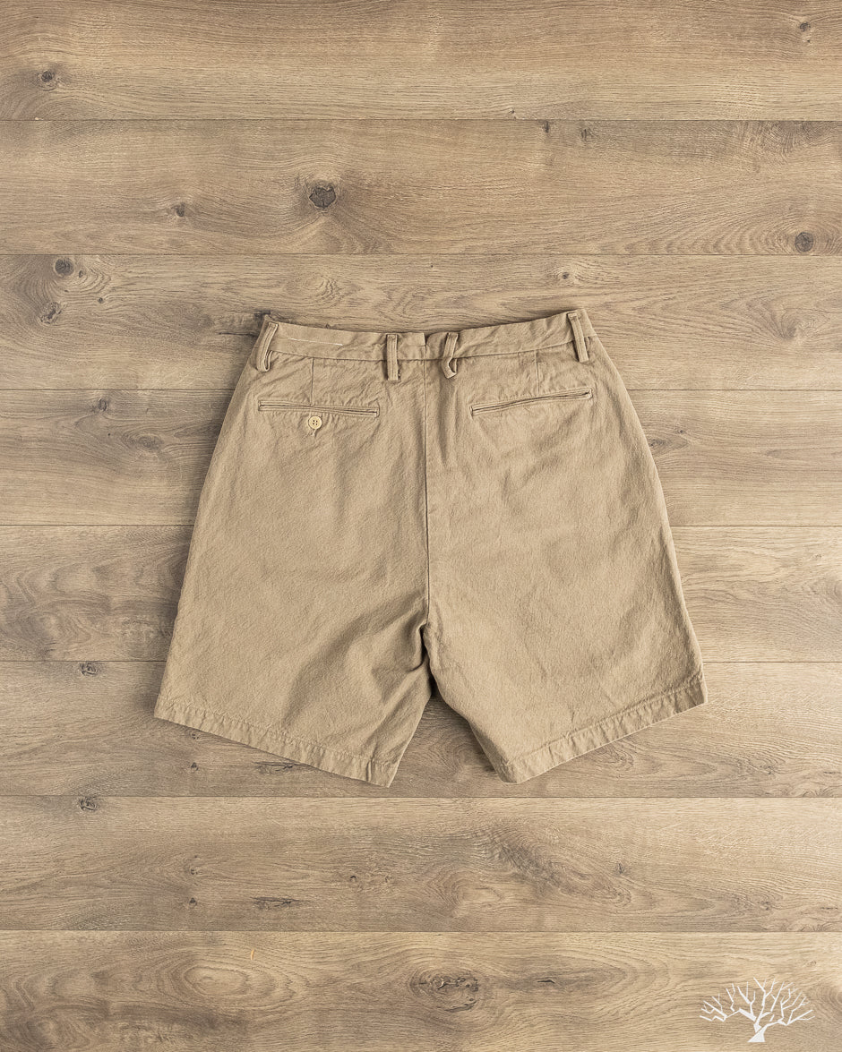 Seuvas - 10oz Canvas 2-Tuck Shorts - Coffee – Withered Fig