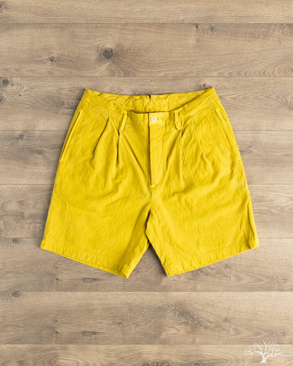 Seuvas - 10oz Canvas 2-Tuck Shorts - Pagoda – Withered Fig