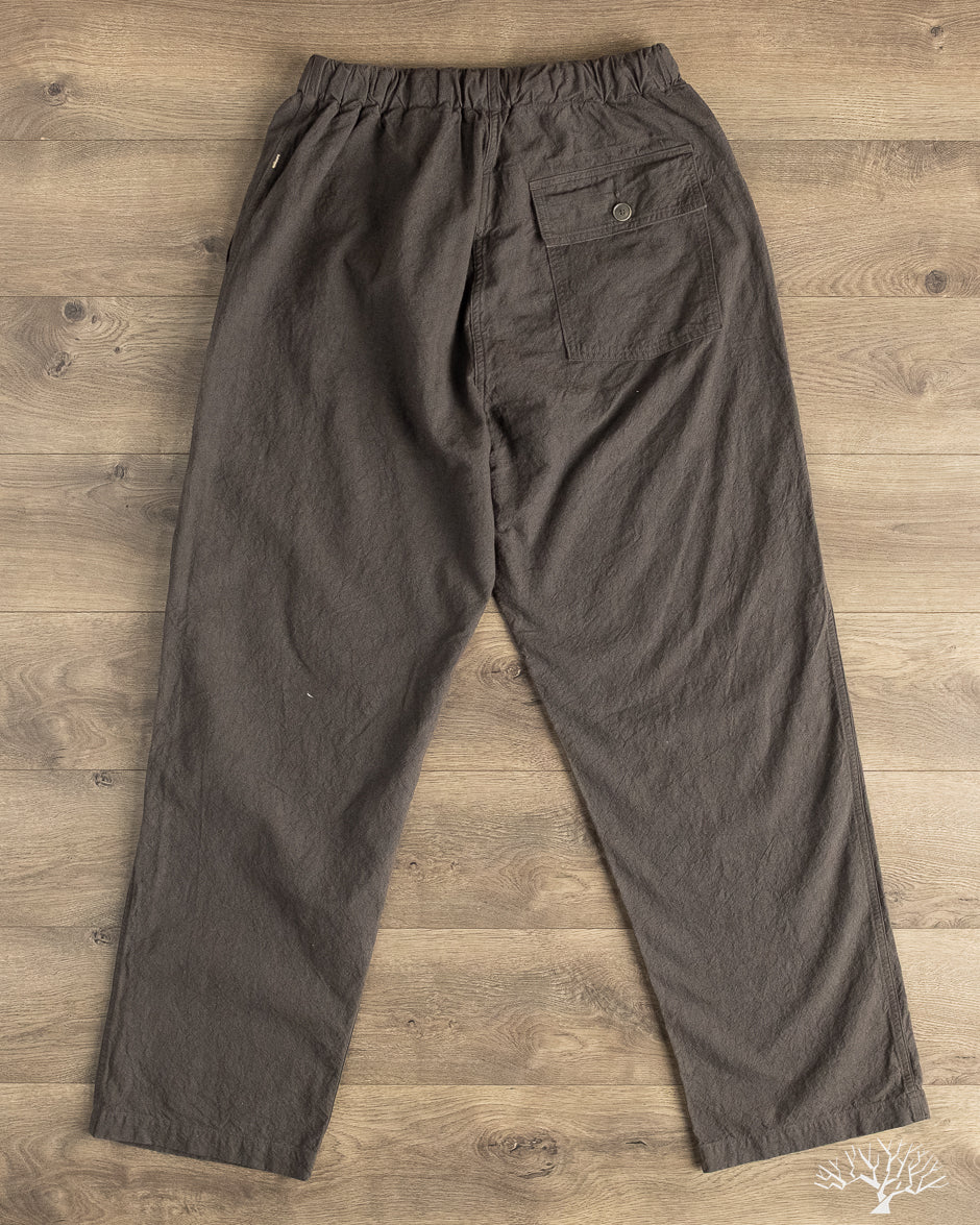 Seuvas - Linen Cotton Relaxed Pants - Charcoal – Withered Fig