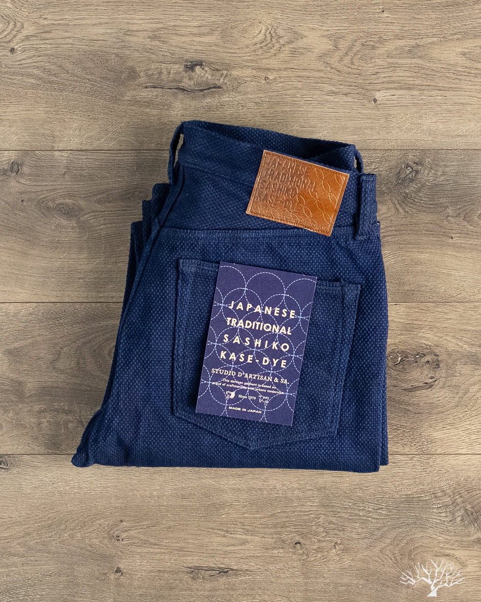 Studio d'Artisan - 1907 14oz Kasezome Indigo Sashiko Regular