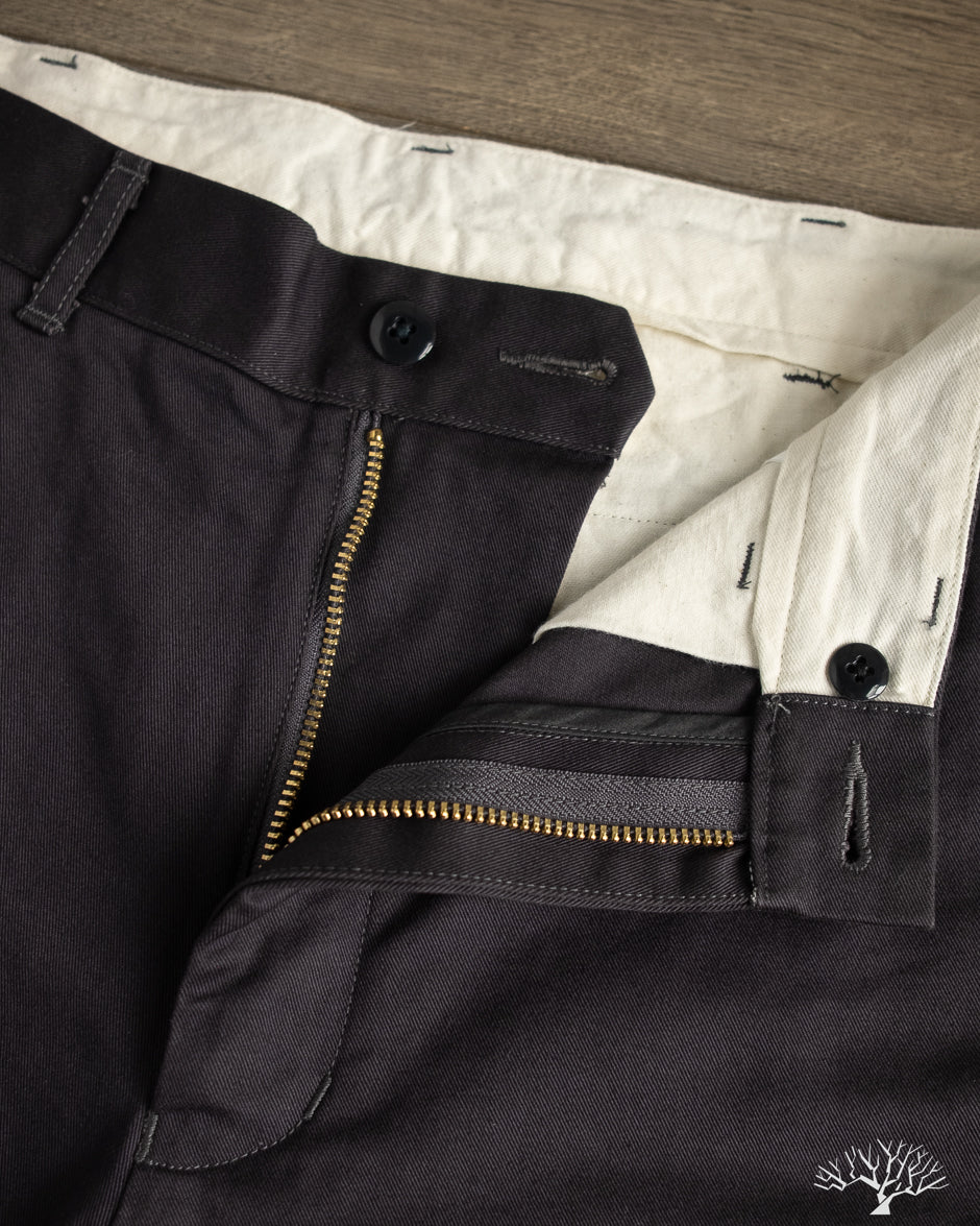 Studio D'Artisan - Chino Shorts - Charcoal Black – Withered Fig