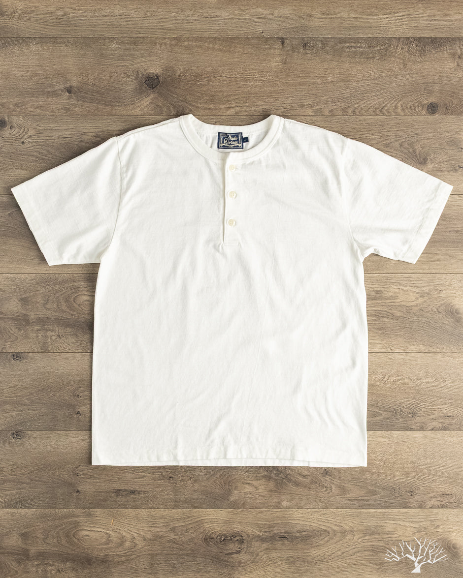 Studio d'Artisan - Ishikawadai Tubular Jersey Henley T-Shirt