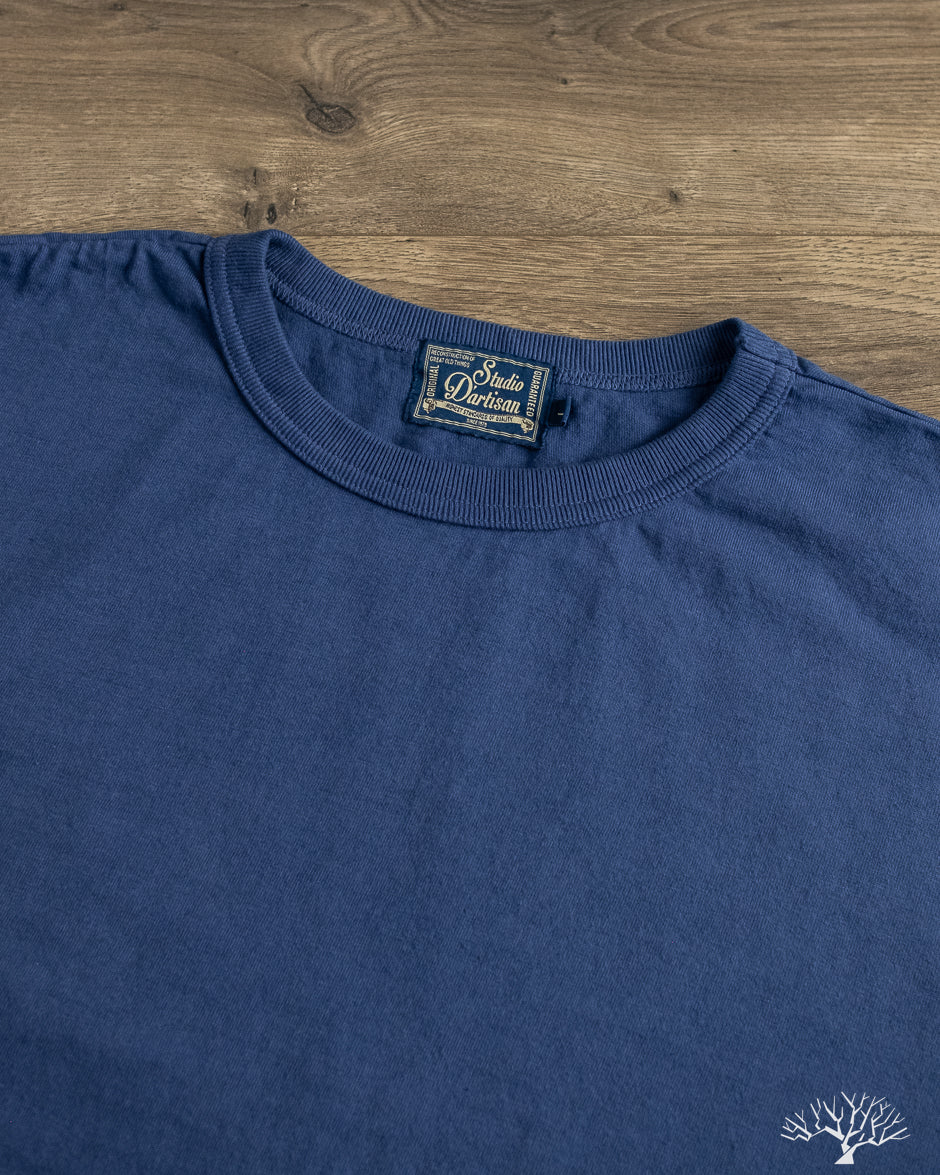 Studio d'Artisan - Ishikawadai Tubular Jersey T-Shirt - Navy