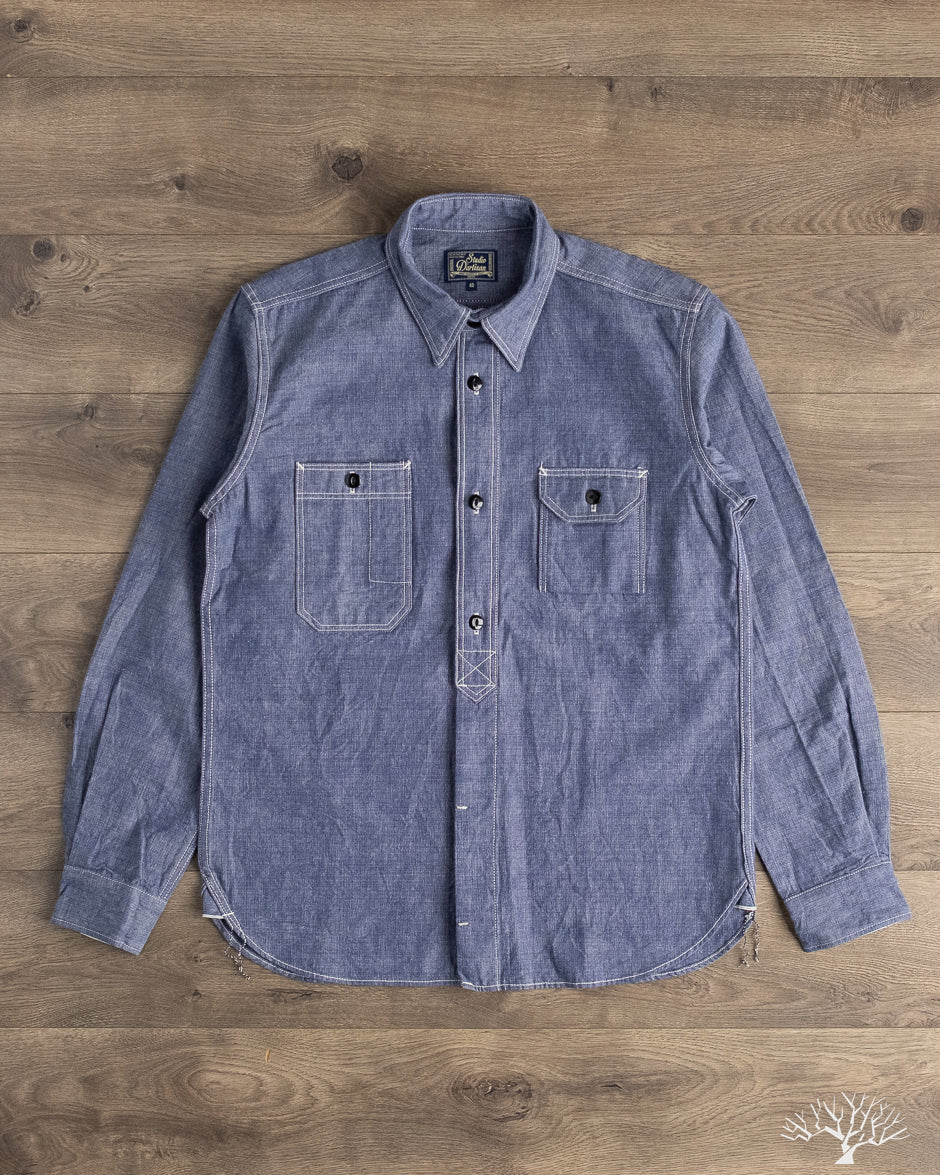 Studio d'Artisan - Selvedge Chambray Work Shirt – Withered Fig