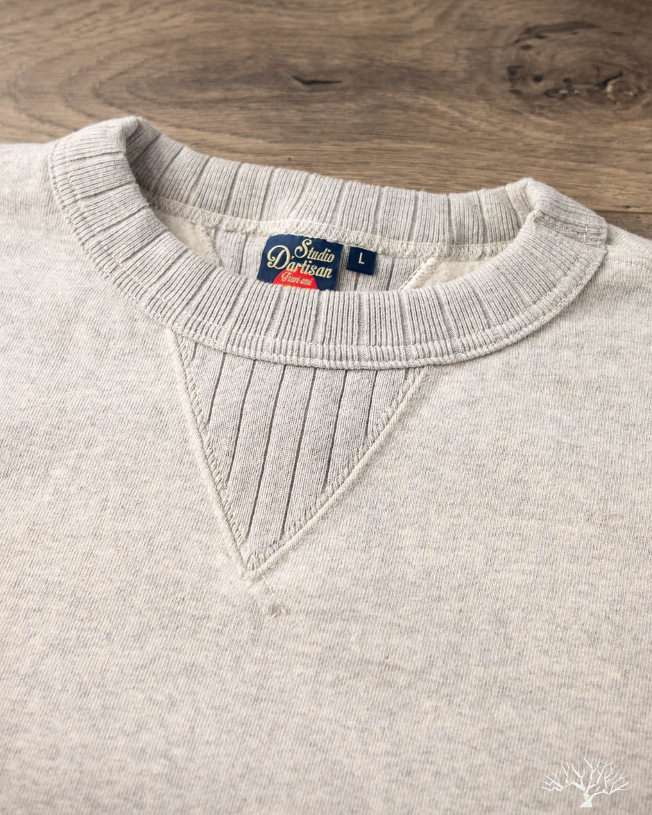 【美品】完売 Studio Doe／Crew Neck Sweatshirt S Studio d'Artisan - Loopwheel Crewneck Sweatshirt - Oatmeal