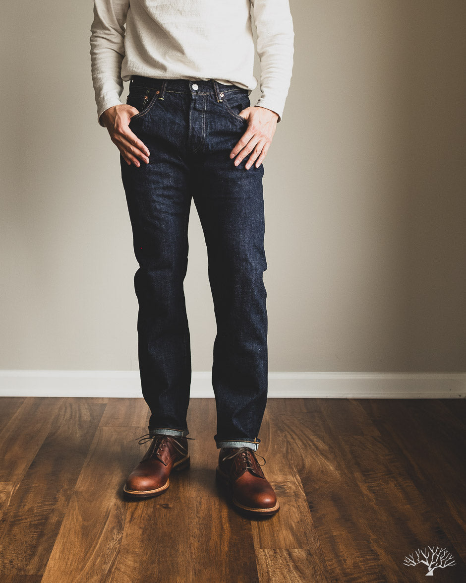 TCB - 50's Jeans Slim Tapered Selvedge Denim Size 30 (Seconds