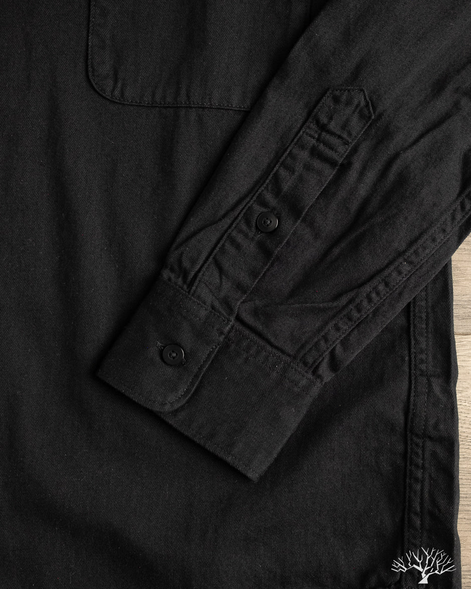 UES - 6oz Button-Down Shirt - Black – Withered Fig
