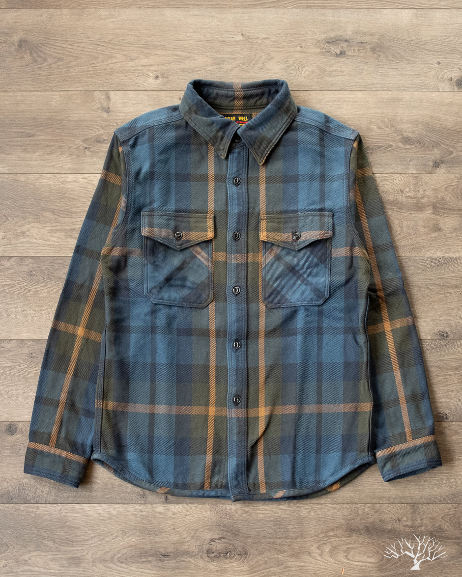 UES - Extra Heavy Flannel (502354) - Blue – Withered Fig