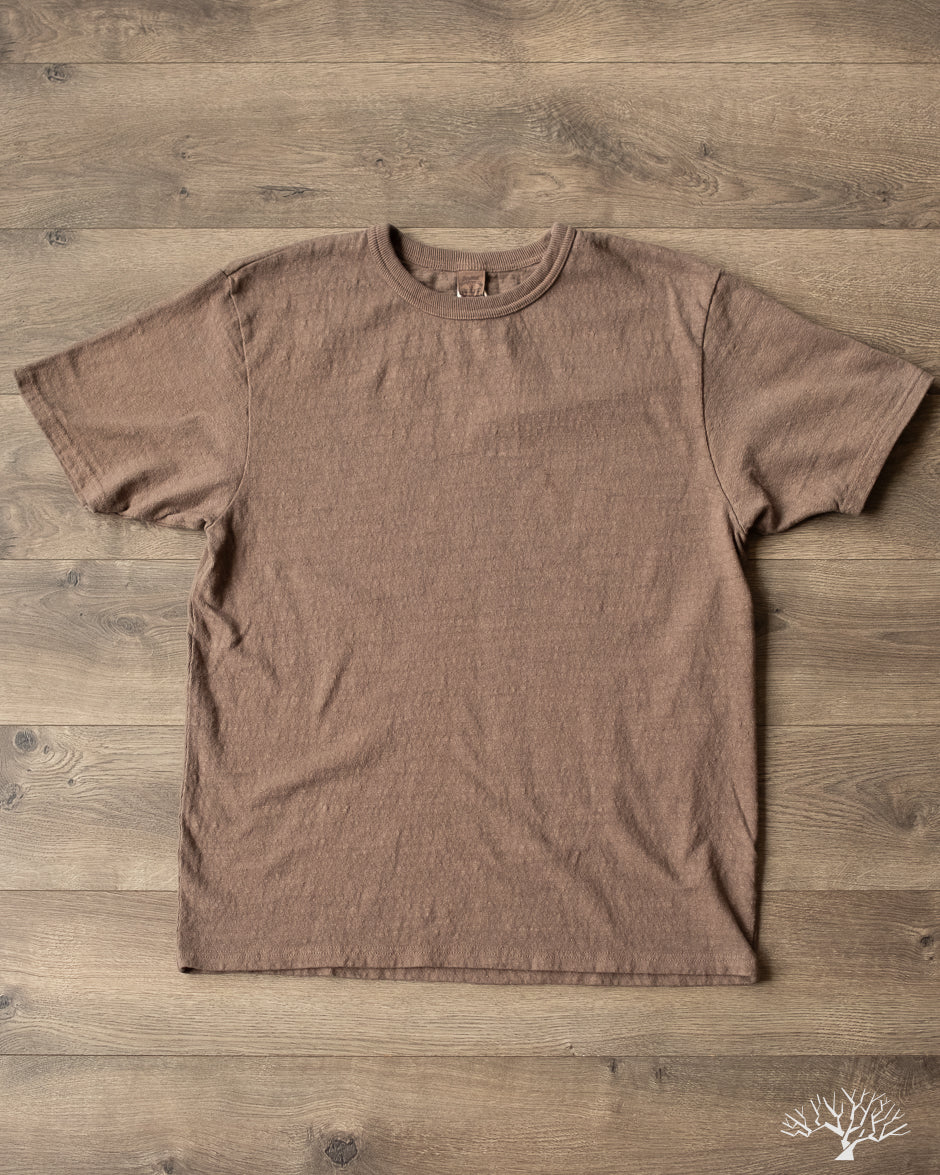 UES - No. 8 Slub Nep Tee - Coffee (2025) – Withered Fig