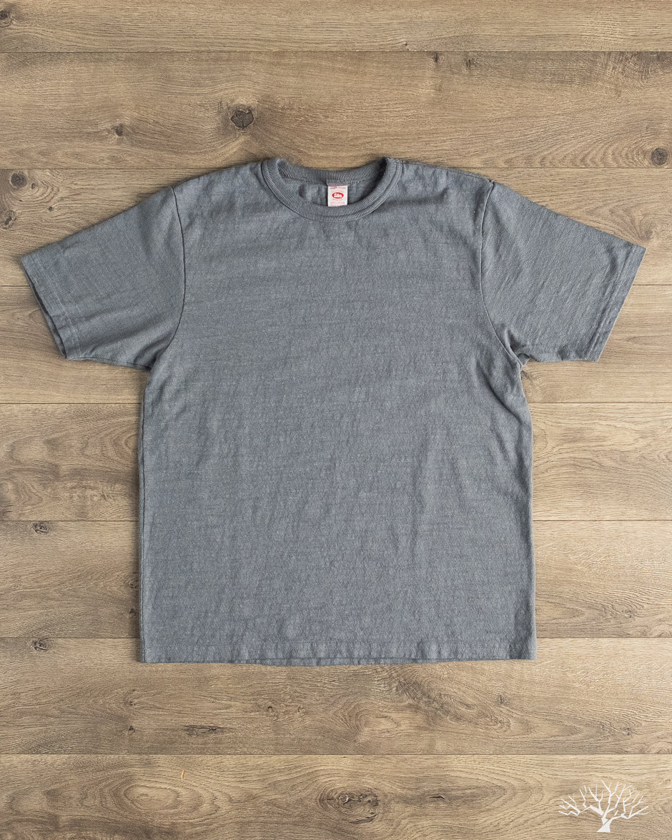 UES - No. 8 Slub Nep Tee - Grey-Blue – Withered Fig