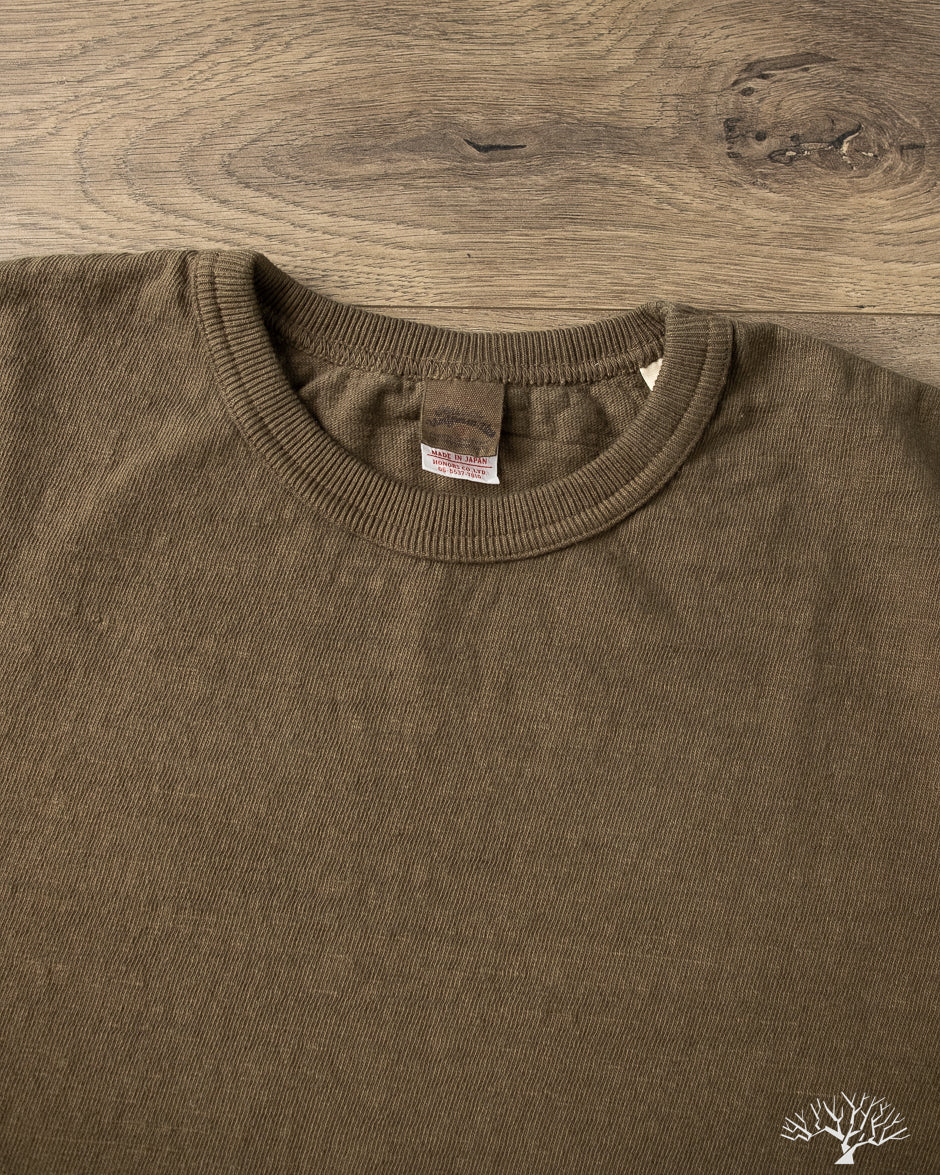 UES - No. 8 Slub Nep Tee - Olive – Withered Fig