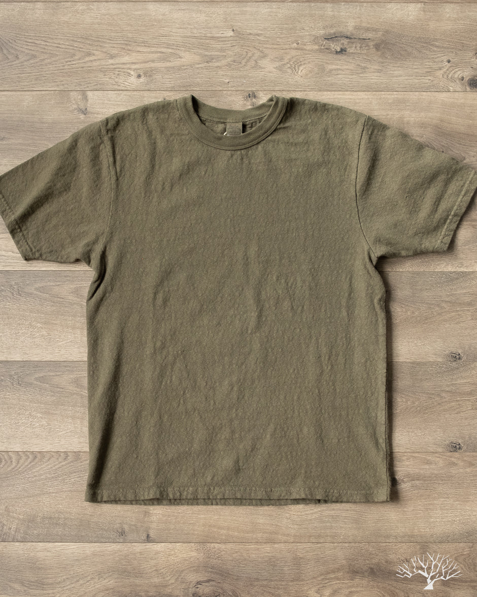 UES - No. 8 Slub Nep Tee - Olive – Withered Fig