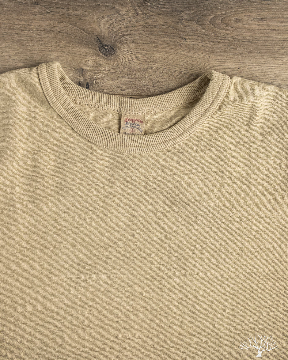 UES - No. 8 Slub Nep Tee - Sand – Withered Fig