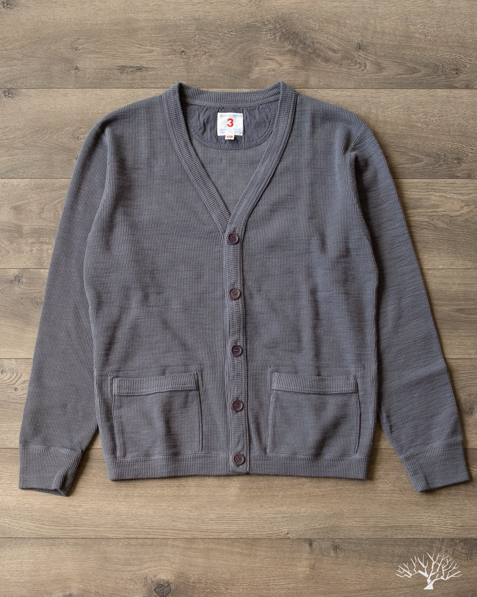 UES - Single Rib Cardigan - Gray – Withered Fig