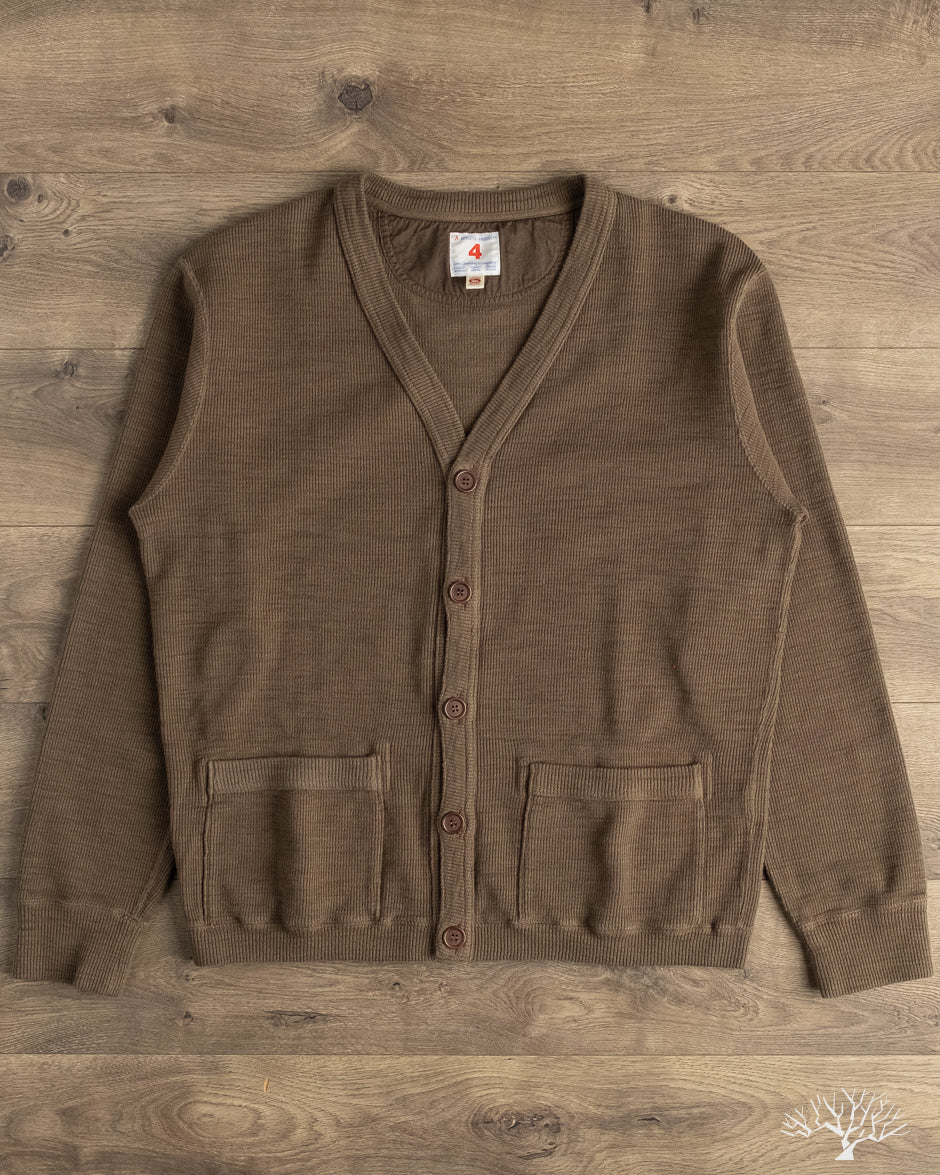 UES - Single Rib Cardigan - Olive – Withered Fig