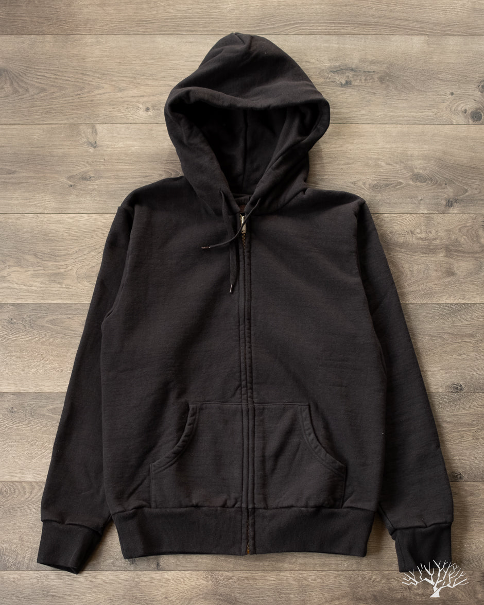 Zip Hoodie Sweatshirt Black - Main Image