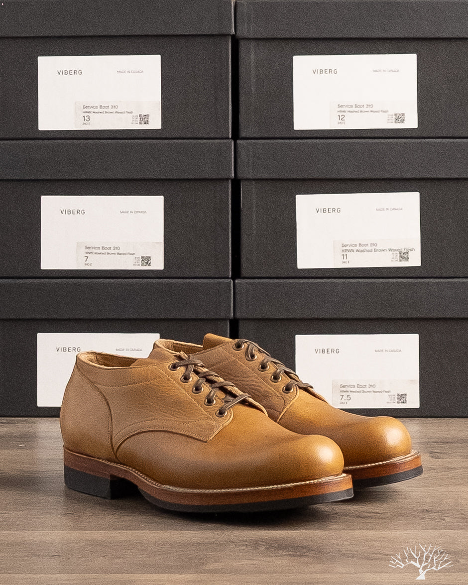 Viberg - 145 Oxford - Natural Cypress - 110 – Withered Fig