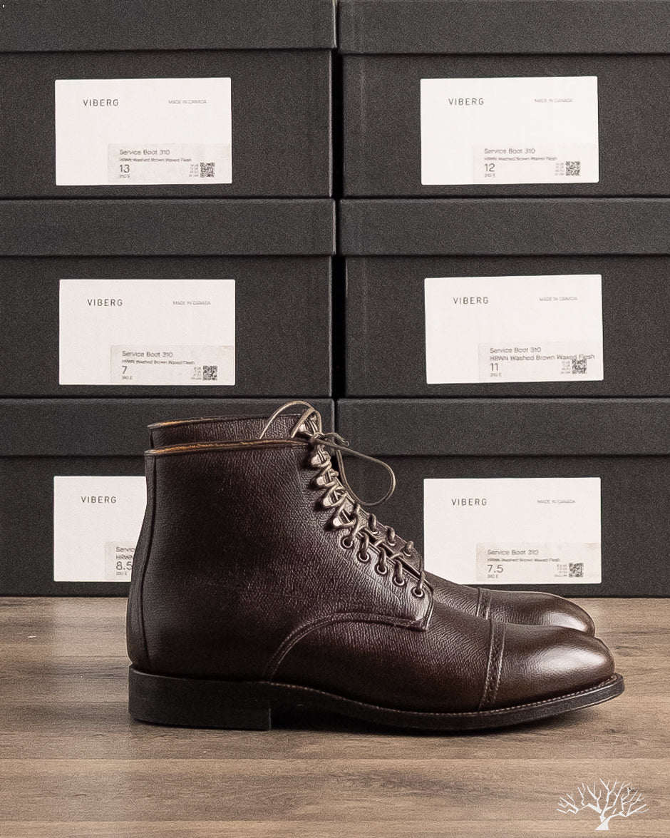 VITALINI ミドラー Viberg - Navvy Boot - BCT Malt Alpine Calf - Cantilever – Withered Fig