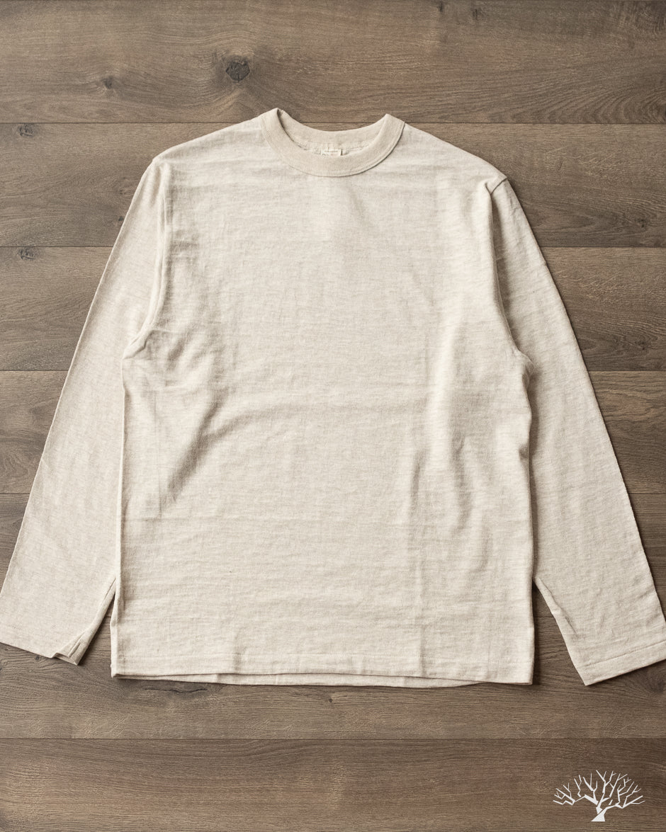 Warehouse - Lot 5906 - Long-Sleeve Crew Neck T-Shirt
