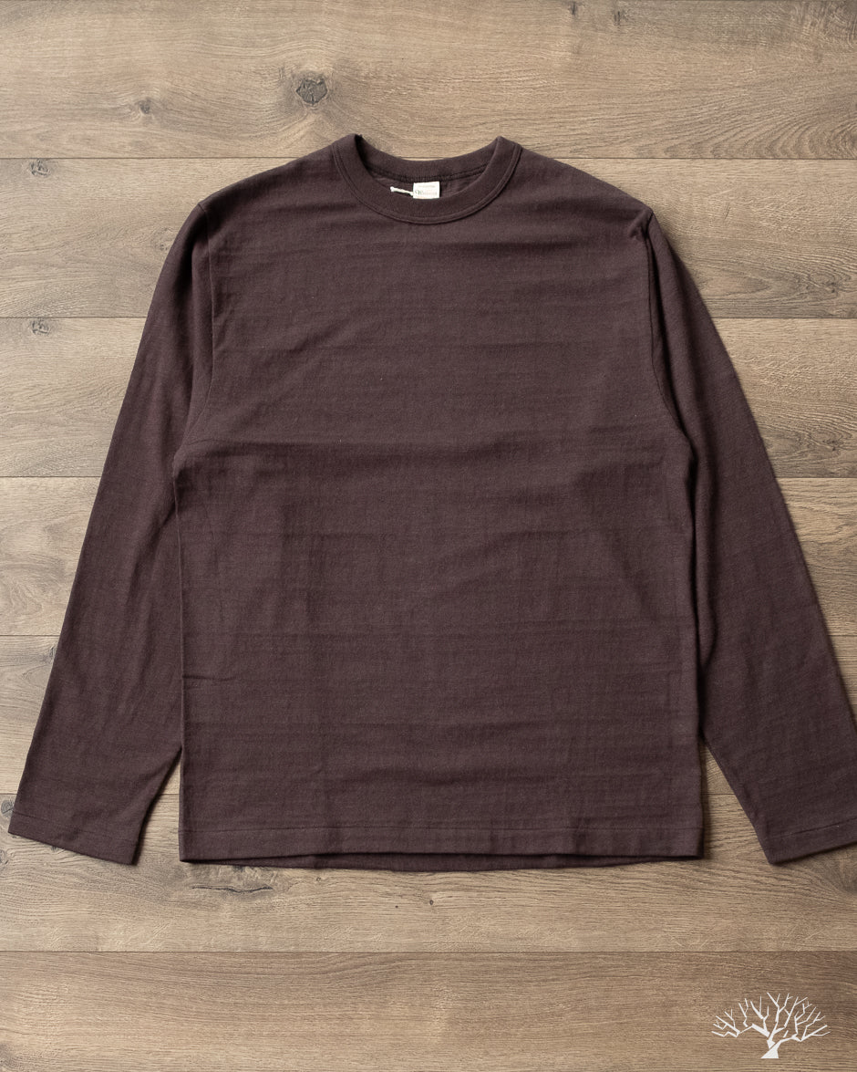 Warehouse - Lot 5906 - Long-Sleeve Crew Neck T-Shirt - Sumikuro