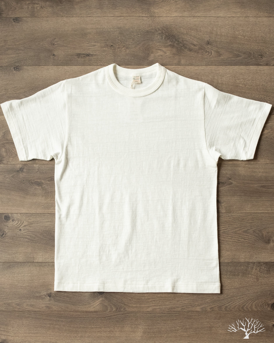 Warehouse - Lot 4601 - Plain T-Shirt - Off-White – Withered Fig