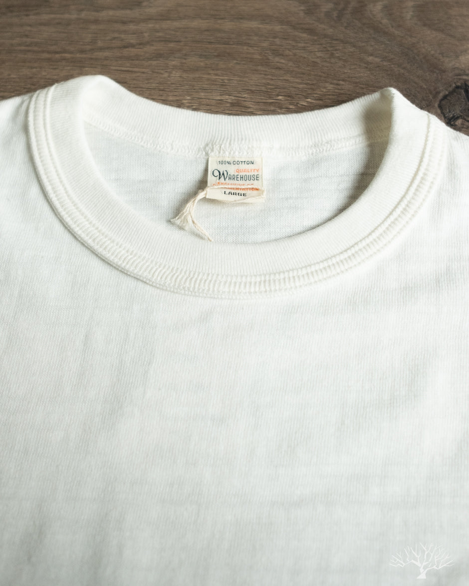 Warehouse - Lot 4601 - Plain T-Shirt - Off-White – Withered Fig