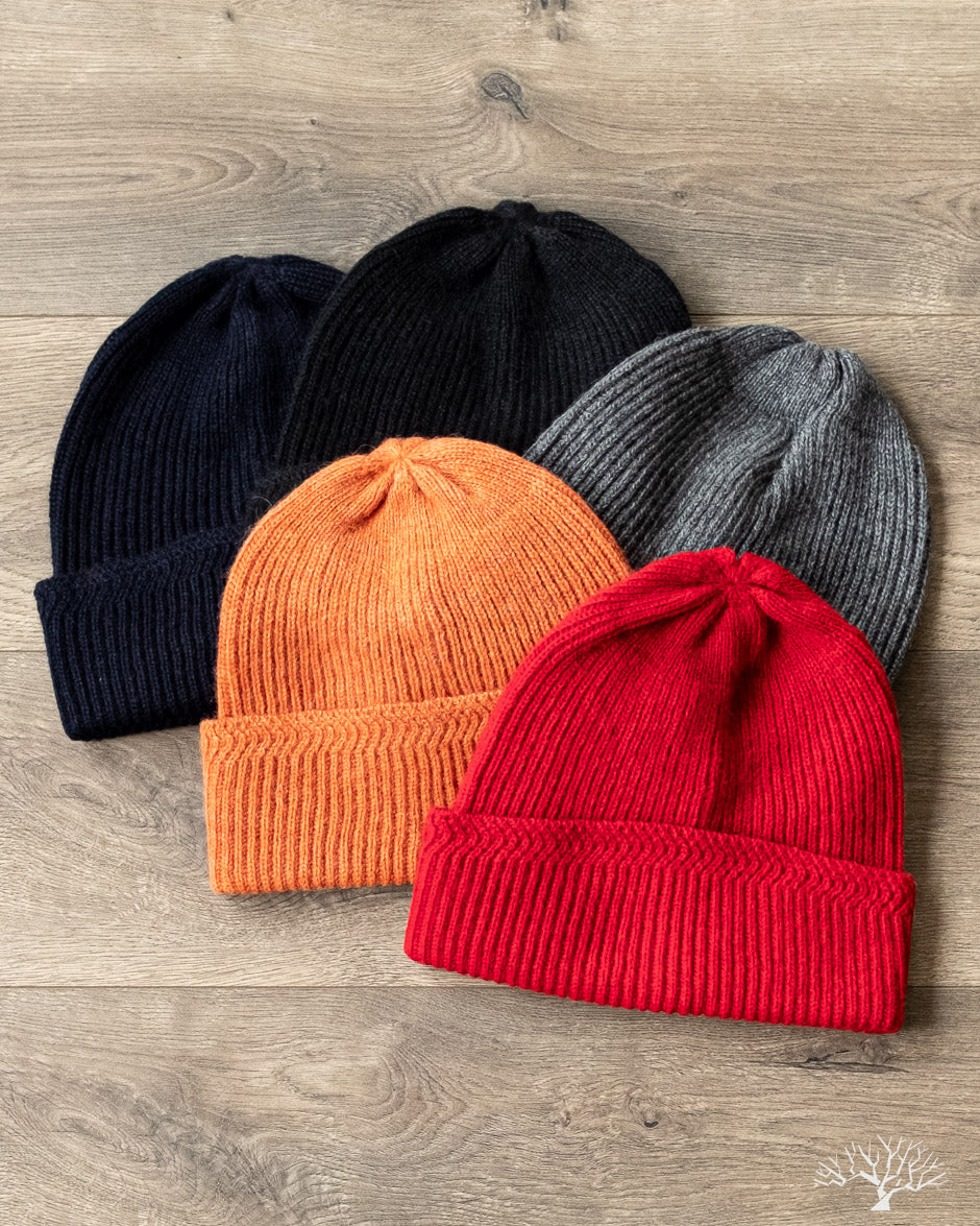 Câbleami - Baby Alpaca Watch Cap - Orange – Withered Fig