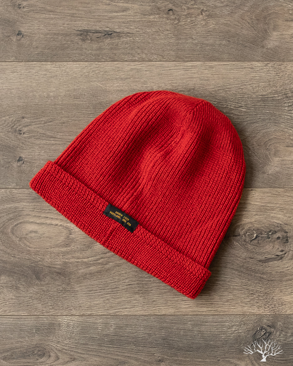 Dehen 1920 - Wool Knit Watch Cap - Forster Red – Withered Fig