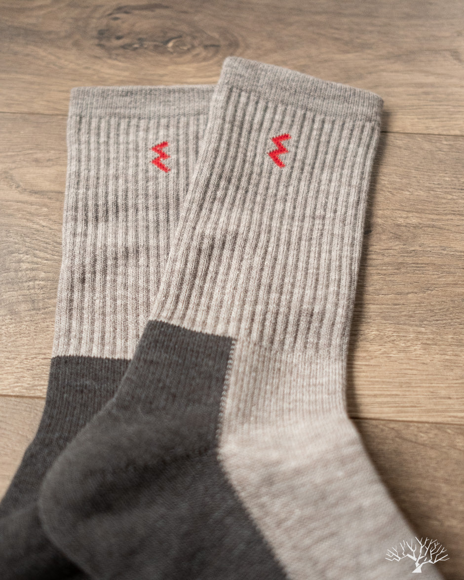 ❤︎acoco❤︎ Iron Heart - IHG-030 Work Boot Socks - Grey – Withered Fig