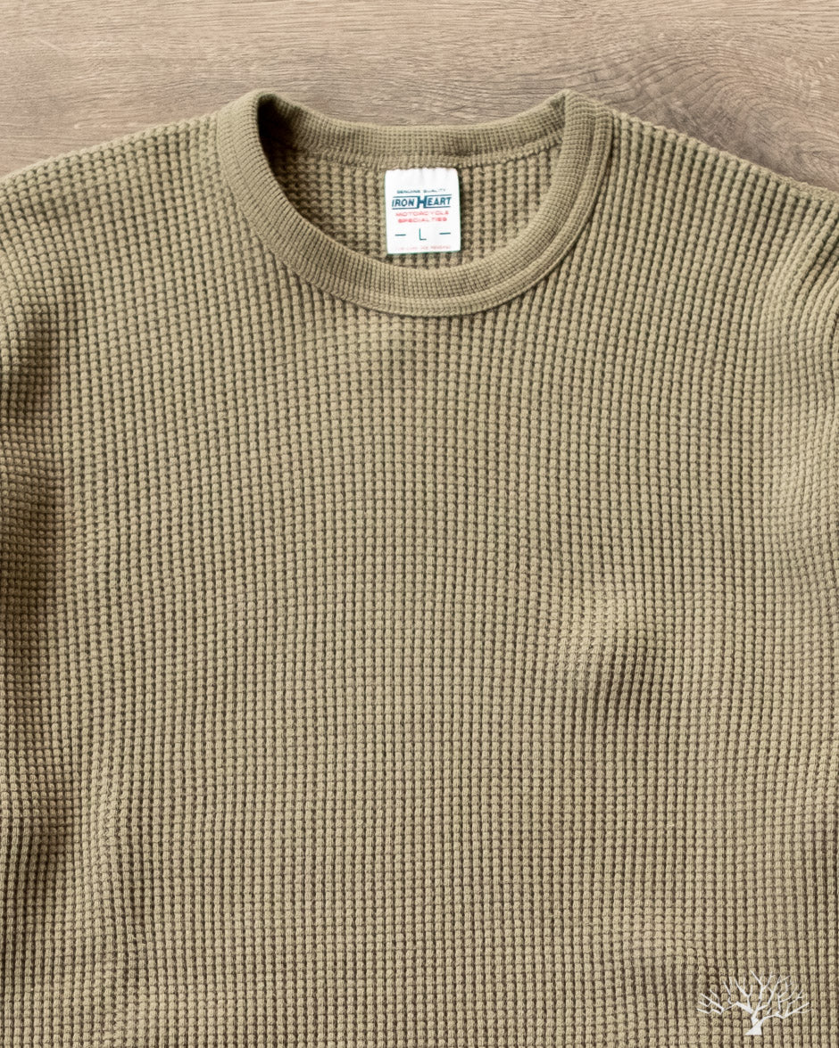 Thermal Gun Men's Waffle Knit Thermal Shirt Long Sleeve V-Neck