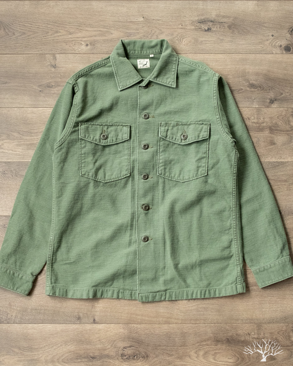 U.S. Army Fatigue Shirt - Green Vintage Wash