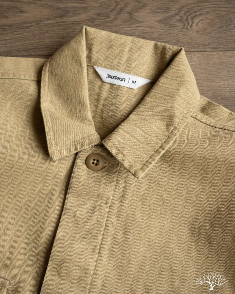 3sixteen - BDU Jacket - Sand HBT – Withered Fig