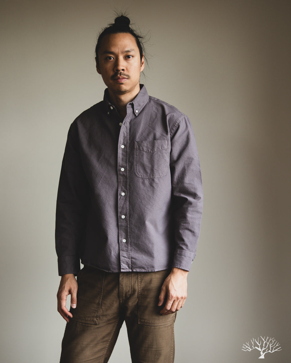 3sixteen Big Oxford - Dusty Purple