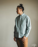 3sixteen Big Oxford - Garment Dyed Eucalyptus