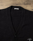 3sixteen Classic Cardigan - Black Boucle