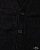 3sixteen Classic Cardigan - Black Boucle
