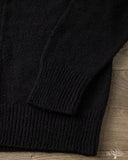 3sixteen Classic Cardigan - Black Boucle