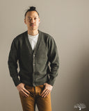 3sixteen Classic Cardigan Olive Boucle