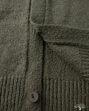 3sixteen Classic Cardigan Olive Boucle