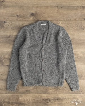 3sixteen Classic Cardigan - Pewter Alpaca