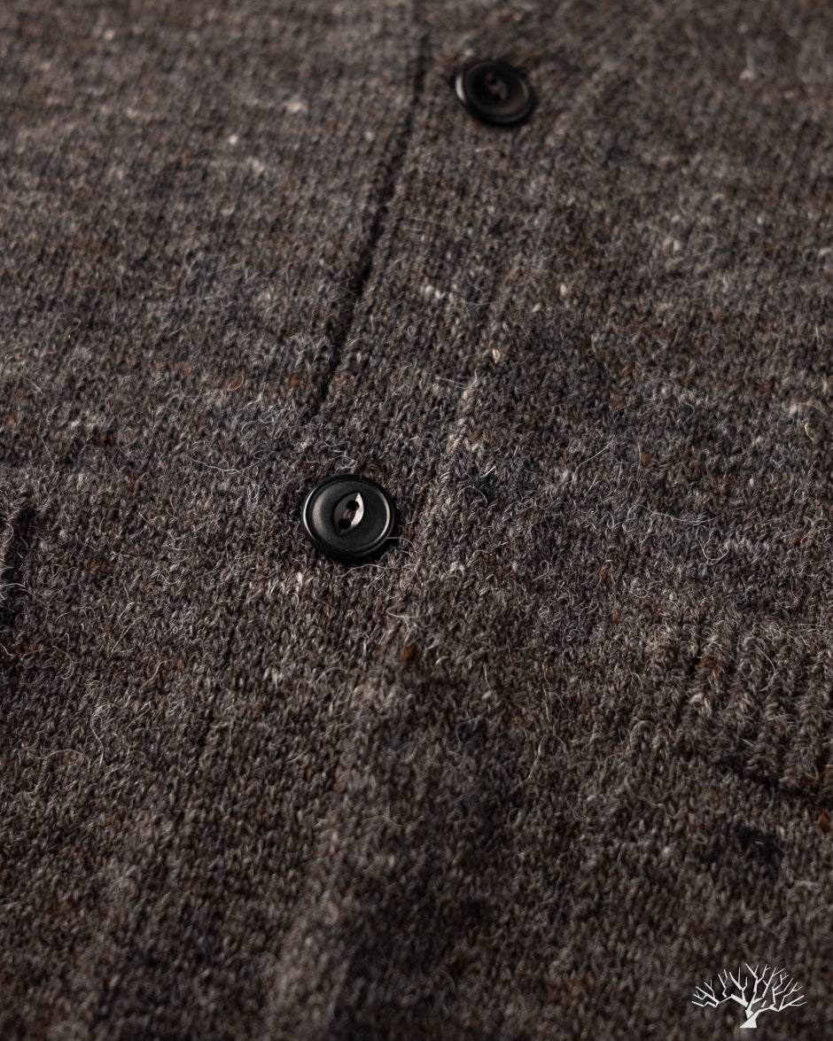 3sixteen Classic Cardigan - Pewter Tweed