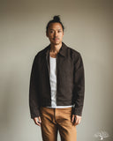 3sixteen Club Jacket - Brown Wrinkle Nylon
