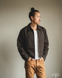 3sixteen Club Jacket - Brown Wrinkle Nylon
